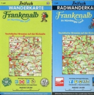 Fritsch Karte - Frankenalb im Nürnberger Land, Wanderkarte. Frankenalb im Nürnberger Land, Radwanderkarte, 2 Bl.