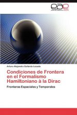 Condiciones de Frontera en el Formalismo Hamiltoniano a la Dirac