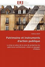 Patrimoine Et Instruments d''action Publique