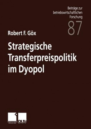 Strategische Transferpreispolitik Im Dyopol