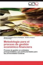 Metodologia para el proceso de gestion economico-financiera