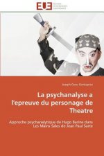 Psychanalyse a l'Epreuve Du Personage de Theatre