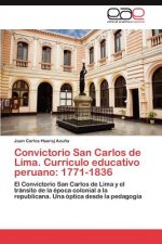 Convictorio San Carlos de Lima. Curriculo educativo peruano