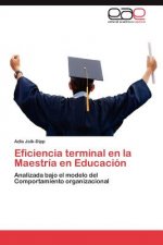 Eficiencia terminal en la Maestria en Educacion