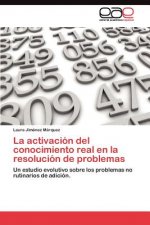 activacion del conocimiento real en la resolucion de problemas