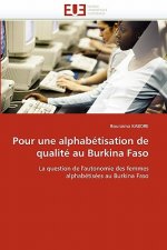 Pour Une Alphab tisation de Qualit  Au Burkina Faso
