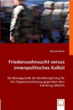 Friedenssehnsucht  versus  innenpolitisches Kalkül