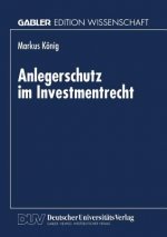 Anlegerschutz Im Investmentrecht