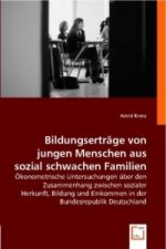 Bildungserträge von jungen Menschen aus sozial schwachen Familien