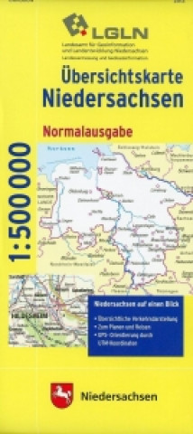 LGN Übersichtskarte Niedersachsen, Normalausgabe