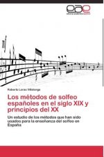 metodos de solfeo espanoles en el siglo XIX y principios del XX