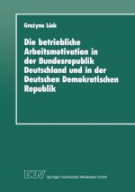 Betriebliche Arbeitsmotivation in Der Bundesrepublik Deutschland Und in Der Deutschen Demokratischen Republik