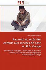 Pauvret  Et Acc s Des Enfants Aux Services de Base En R.D. Congo