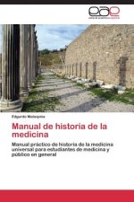 Manual de historia de la medicina