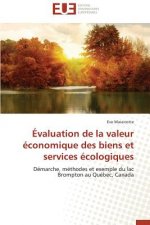 valuation de la Valeur  conomique Des Biens Et Services  cologiques
