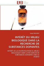 Int r t Du Milieu Biologique Dans La Recherche de Substances Dopantes