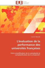 L'evaluation de la performance des universites francaises