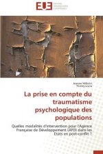 La Prise En Compte Du Traumatisme Psychologique Des Populations