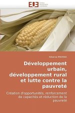 D veloppement Urbain, D veloppement Rural Et Lutte Contre La Pauvret