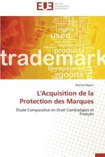 L'Acquisition de la Protection Des Marques