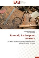 Burundi, Justice Pour Mineurs