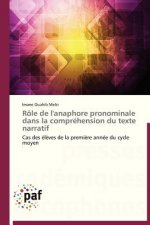 Role de l'Anaphore Pronominale Dans La Comprehension Du Texte Narratif