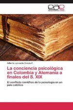 conciencia psicologica en Colombia y Alemania a finales del S. XIX