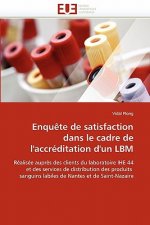 Enqu te de Satisfaction Dans Le Cadre de l''accr ditation d''un Lbm