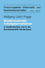 Metallindustrielle Arbeitgeberverbande in Grossbritannien Und Der Bundesrepublik Deutschland