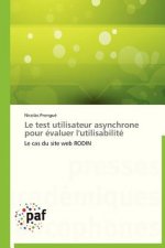 Test Utilisateur Asynchrone Pour Evaluer l'Utilisabilite