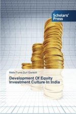 Development Of Equity Investment Culture In India