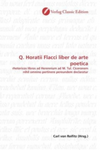 Q. Horatii Flacci liber de arte poetica