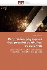 Propri t s Physiques Des Premi res  toiles Et Galaxies
