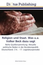 Religion und Staat. Was u.a. Volker Beck dazu sagt