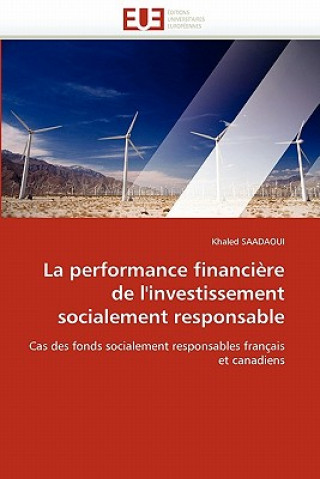 La Performance Financi re de l''investissement Socialement Responsable
