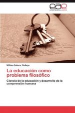 educacion como problema filosofico