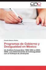 Programas de Gobierno y Desigualdad en Mexico