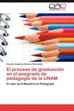 proceso de graduacion en el posgrado de pedagogia de la UNAM