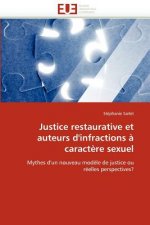 Justice Restaurative Et Auteurs d''infractions   Caract re Sexuel