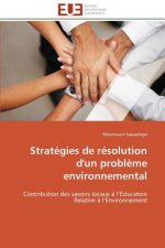 Strategies de resolution d'un probleme environnemental