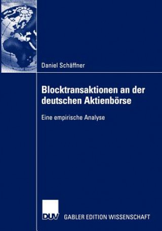 Blocktransaktionen an der Deutschen Aktienborse