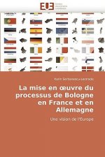 Mise En Uvre Du Processus de Bologne En France Et En Allemagne