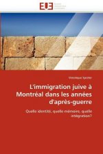 L''immigration Juive   Montr al Dans Les Ann es d''apr s-Guerre