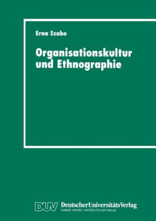 Organisationskultur Und Ethnographie