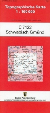 Topographische Karte Baden-Württemberg Schwäbisch Gmünd