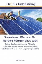 Solarstrom. Was u.a. Dr. Norbert Roettgen dazu sagt