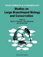 Studies on Large Branchiopod Biology and Conservation