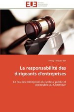 La Responsabilit  Des Dirigeants d'Entreprises