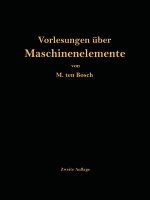Vorlesungen  ber Maschinenelemente
