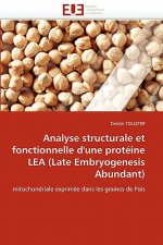 Analyse structurale et fonctionnelle d'une proteine lea (late embryogenesis abundant)